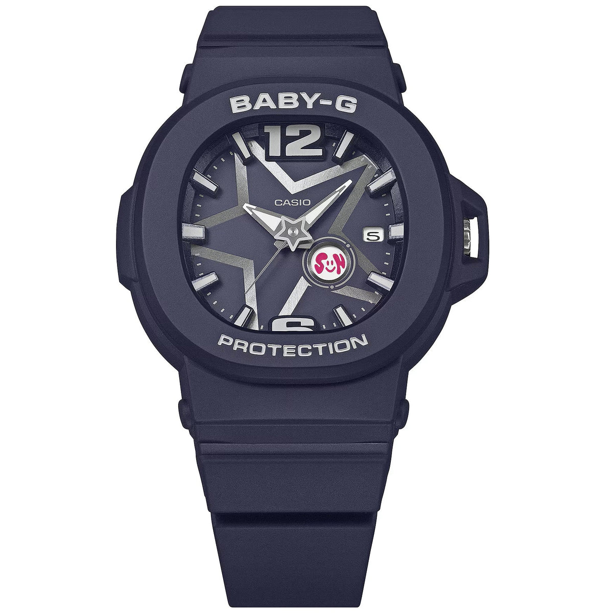Baby-G Navy Blue Y3K Space Inspired Women's 100m Analog Watch BGA-10D-2A1