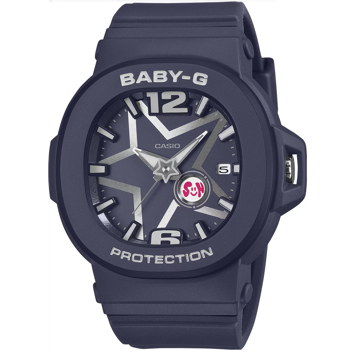 Baby-G Navy Blue Y3K Space Inspired Women's 100m Analog Watch BGA-10D-2A1