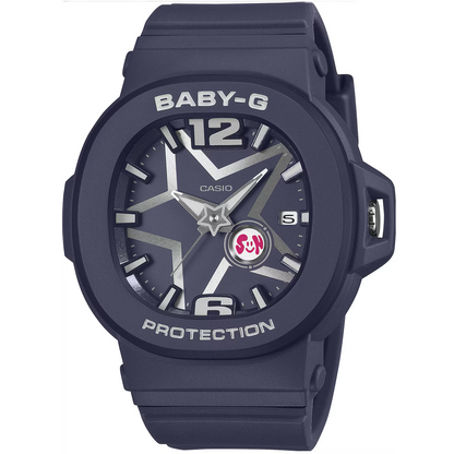Baby-G Navy Blue Y3K Space Inspired Women's 100m Analog Watch BGA-10D-2A1