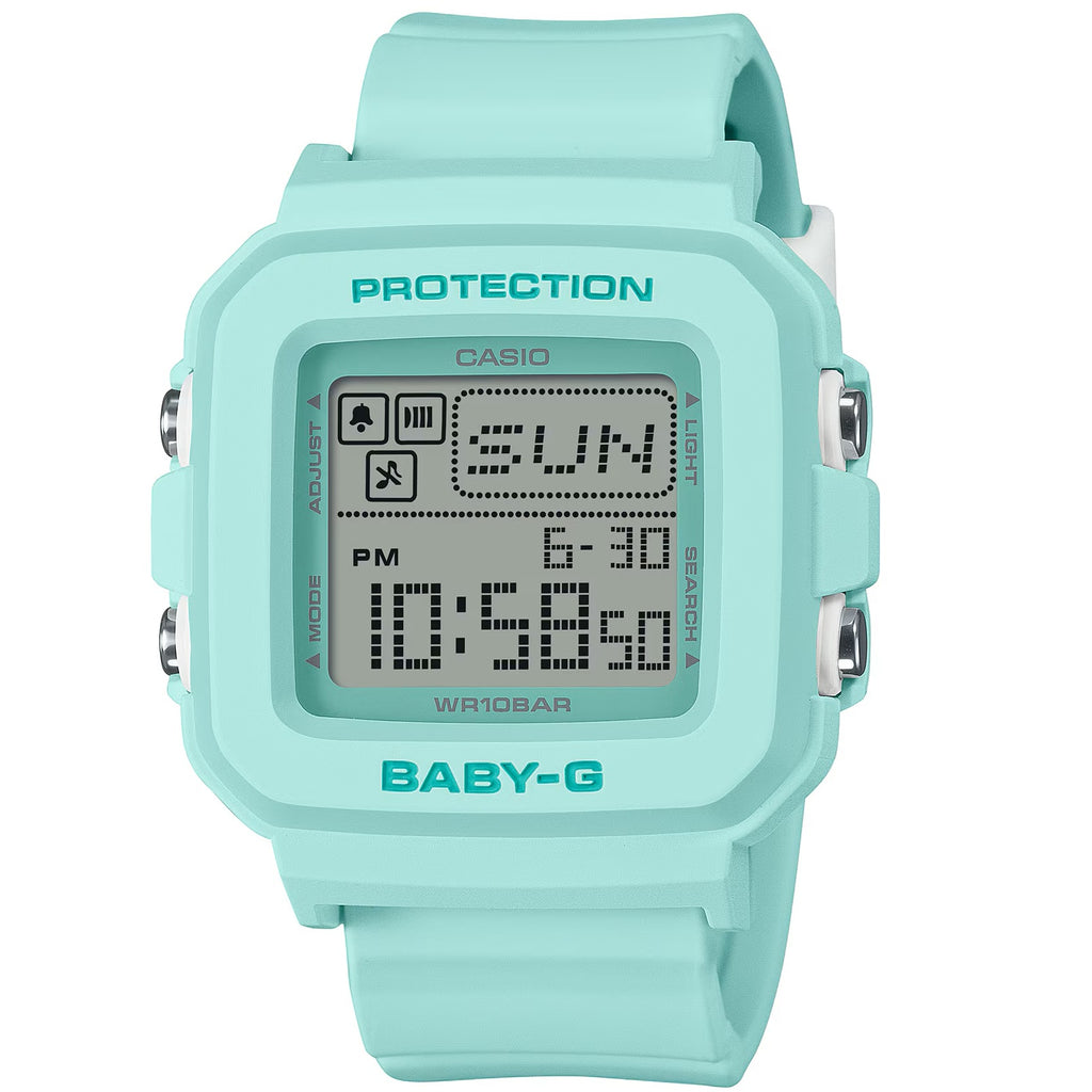 Casio Baby-G Mint Green 100m Women's Digital Sports Watch BGD-10-3