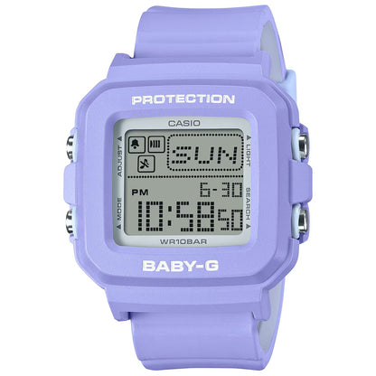 Casio Baby-G Purple Women's 100m Digital Watch with Case Holder BGD-10K-6