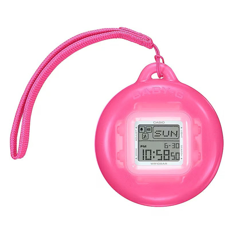 Casio Baby-G Purple Women's 100m Digital Watch with Case Holder BGD-10K-6