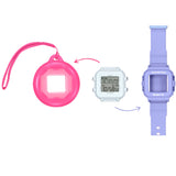 Casio Baby-G Purple Women's 100m Digital Watch with Case Holder BGD-10K-6