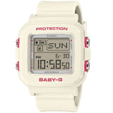 Casio Baby-G White Women's 100m Digital Watch with Case Holder BGD-10KH-7