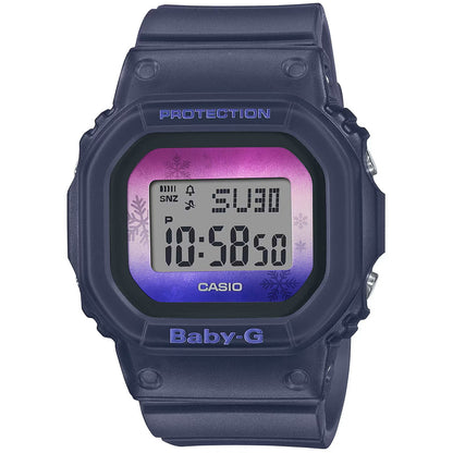Casio Baby-G Dark Blue Winter Landscape Women's 200m Digital Watch BGD-560WL-2