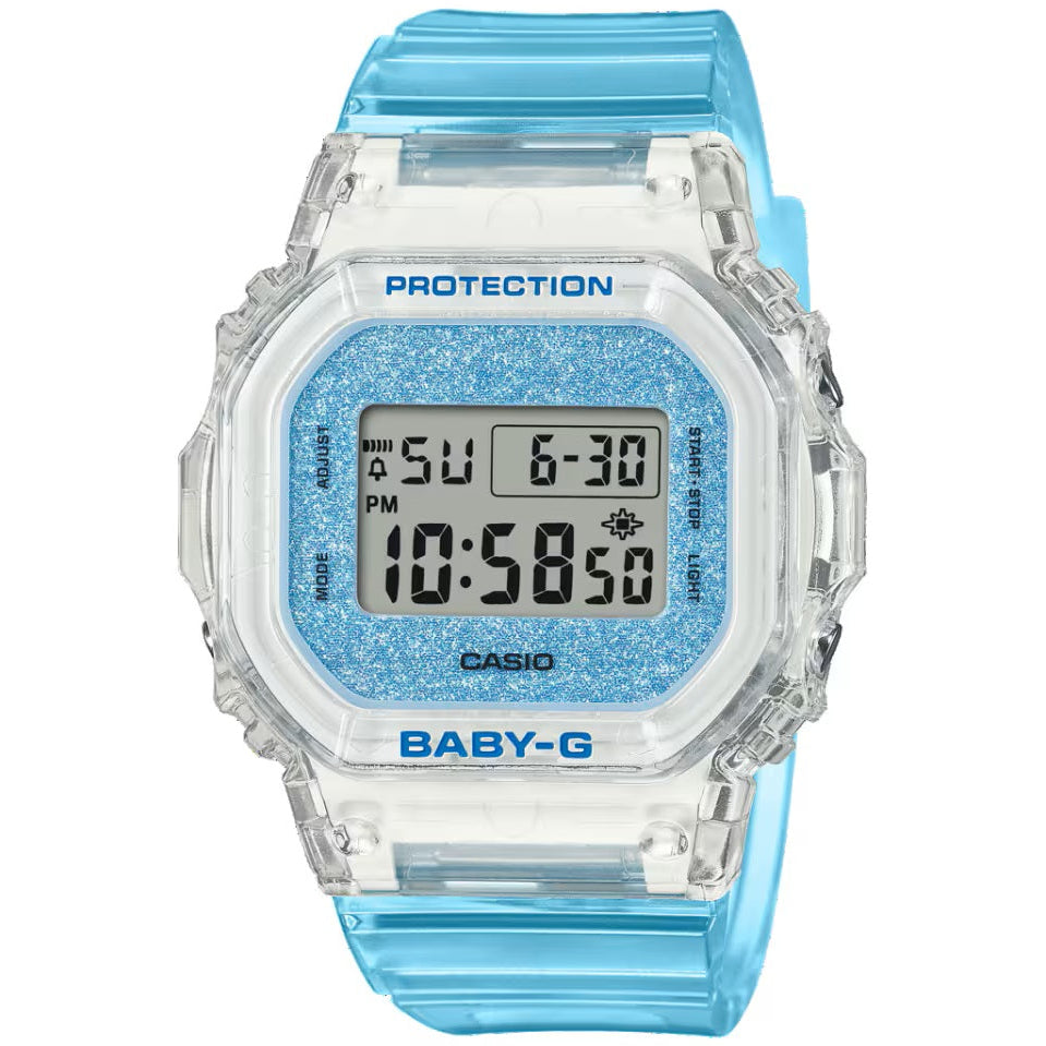 Baby-G Translucent Blue Women's 200m Digital Sports Watch BGD-565GC-2