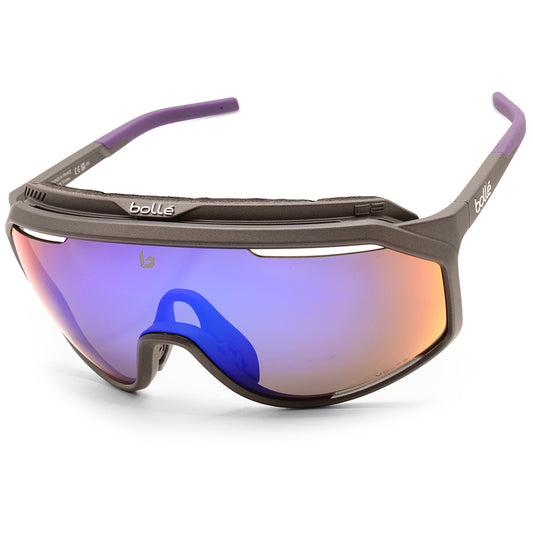 Bolle Chronoshield Matte Titanium/Volt+ Ultraviolet Polarised Sports Sunglasses