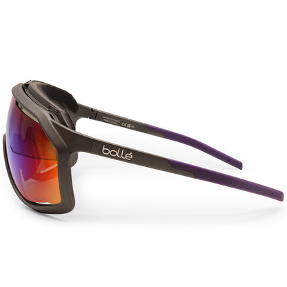 Bolle Chronoshield Matte Titanium/Volt+ Ultraviolet Polarised Sports Sunglasses