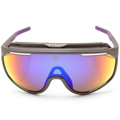 Bolle Chronoshield Titanium Matte/Volt Ultraviolet Unisex Sport Sunglasses