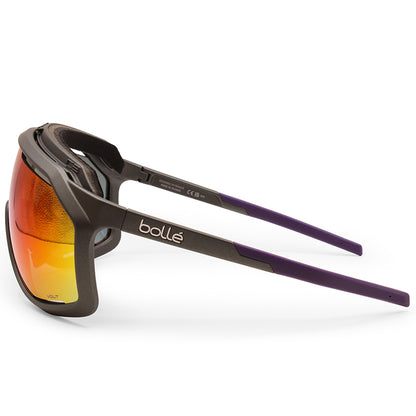 Bolle Chronoshield Titanium Matte/Volt Ultraviolet Unisex Sport Sunglasses