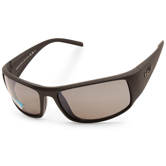 Bolle King Matte Black/Volt+ Gun Polarised Men's Sunglasses