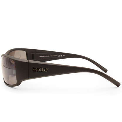 Bolle King Matte Black/Volt+ Gun Polarised Men's Sunglasses