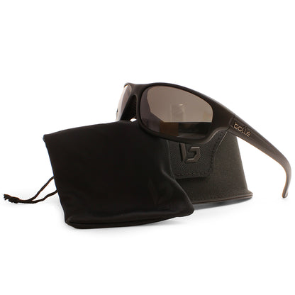 Bolle Anaconda Matte Black/Volt+ Gun Polarised Men's Sunglasses