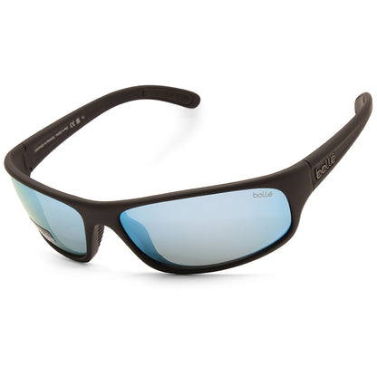 Bolle Anaconda Matte Black/Sky Blue Polarised Men's Sunglasses