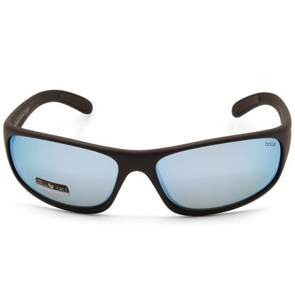 Bolle Anaconda Matte Black/Sky Blue Polarised Men's Sunglasses