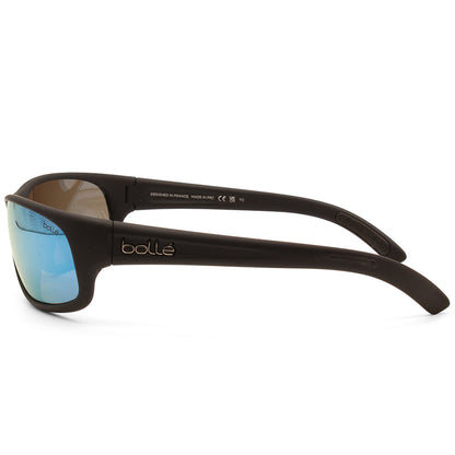 Bolle Anaconda Matte Black/Sky Blue Polarised Men's Sunglasses