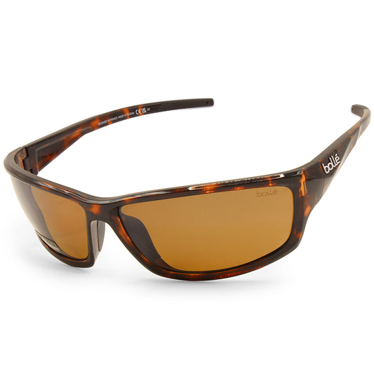 Bolle Cerber Shiny Dark Tortoise/Brown Polarised Unisex Sunglasses