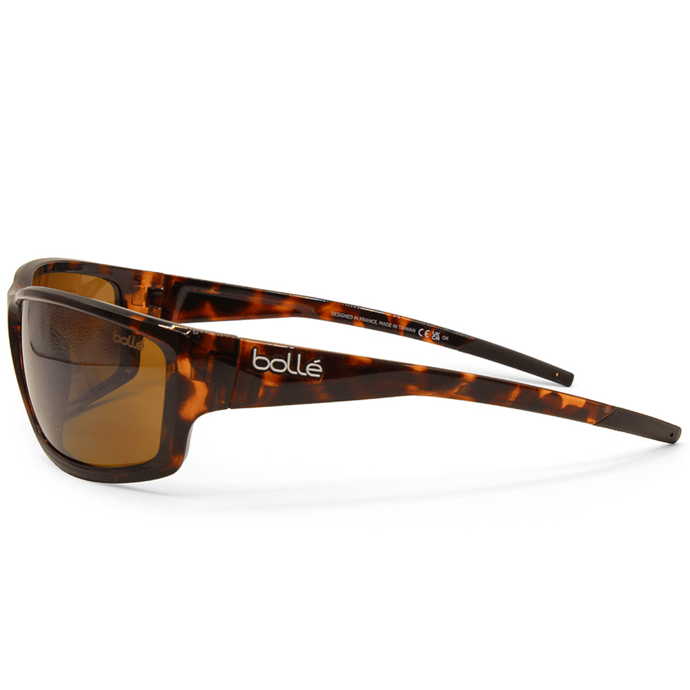 Bolle Cerber Shiny Dark Tortoise/Brown Polarised Unisex Sunglasses