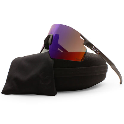 Bolle C-Icarus Matte Titanium/Volt+ Ultraviolet Unisex Sports Sunglasses