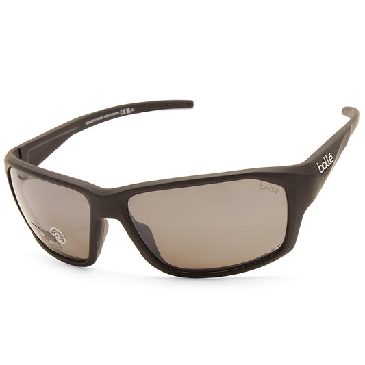 Bolle Fenix Matte Black/Volt+ Gun Grey Polarised Men's Sunglasses