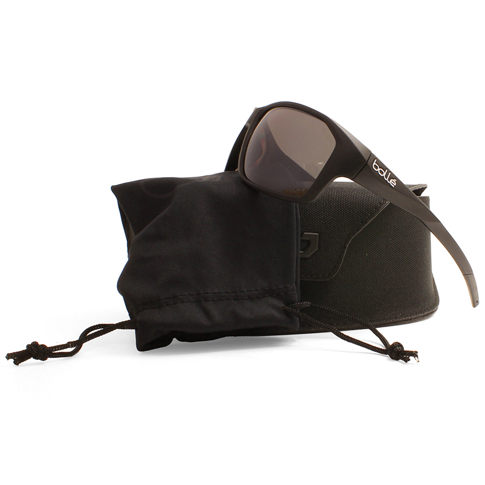 Bolle Fenix Matte Black/Volt+ Gun Grey Polarised Men's Sunglasses