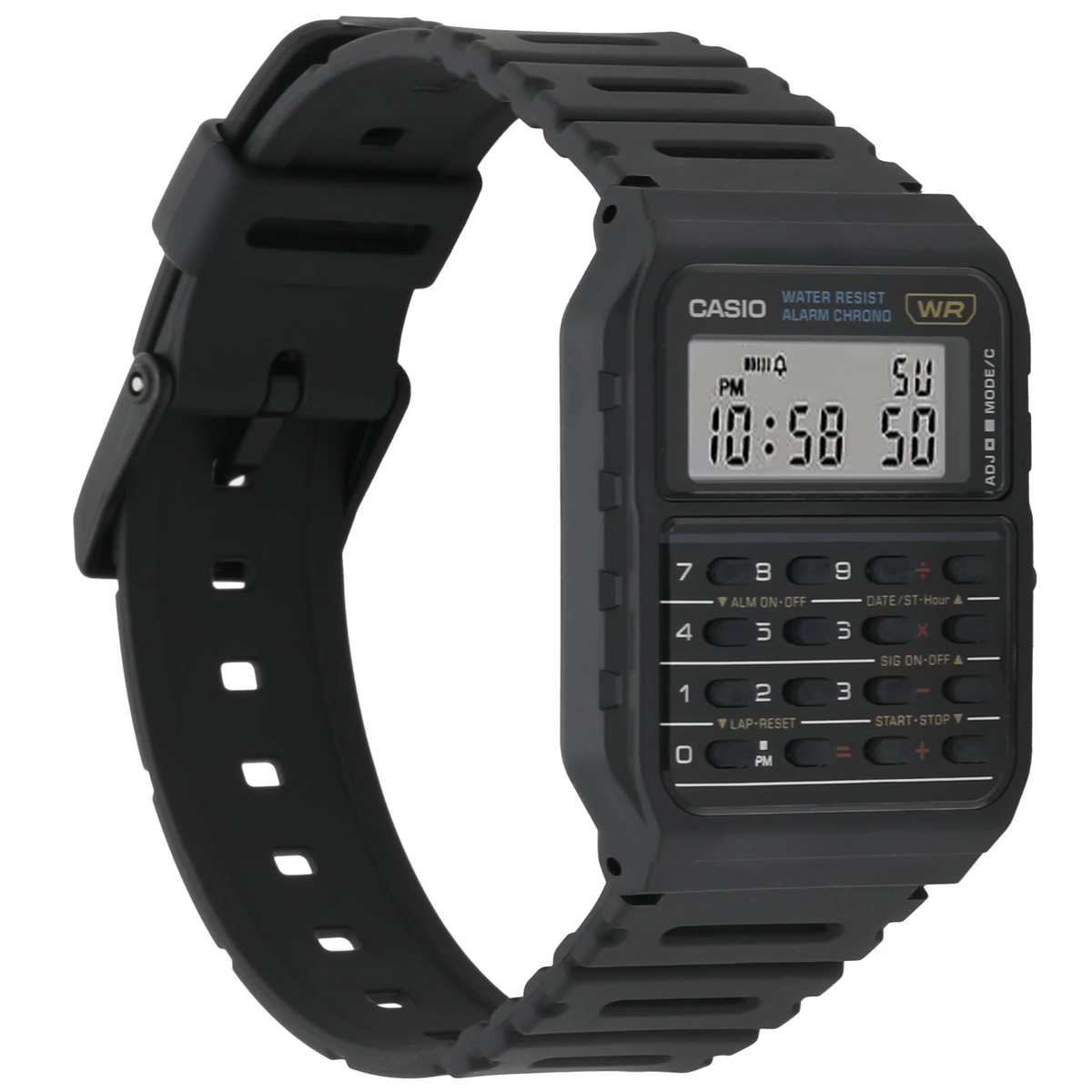 Casio Black Retro Style Unisex Digital Calculator Watch CA-53W-1