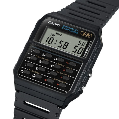 Casio Black Retro Style Unisex Digital Calculator Watch CA-53W-1