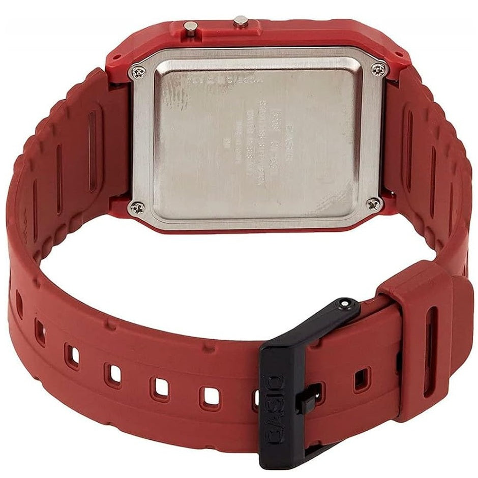 Casio CA-53WF-4B Red Vintage Retro Style Unisex Digital Calculator Watch