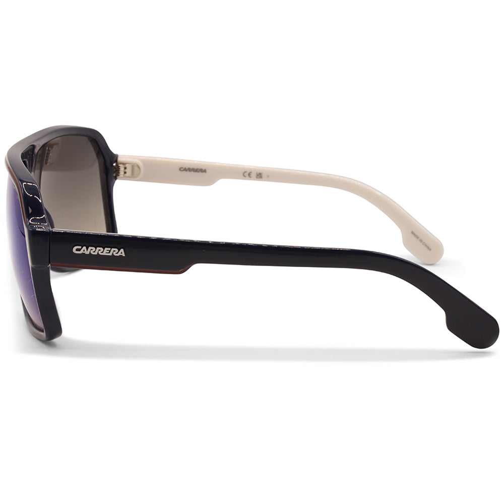 Carrera Shiny Navy White/Grey Gradient Unisex Fashion Sunglasses 1001/S 8RU-KM