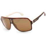 Carrera Shiny Havana on White/Bronze Polarised Unisex Sunglasses 1001/S C9K-SP