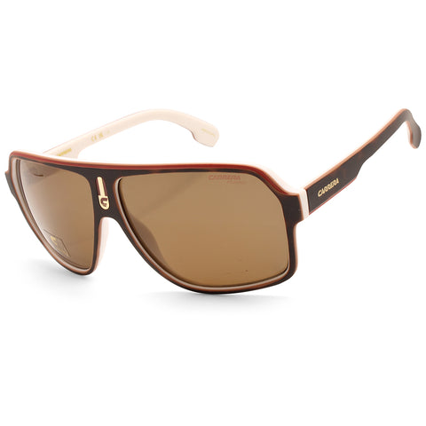 Carrera Shiny Havana on White/Bronze Polarised Unisex Sunglasses 1001/S C9K-SP