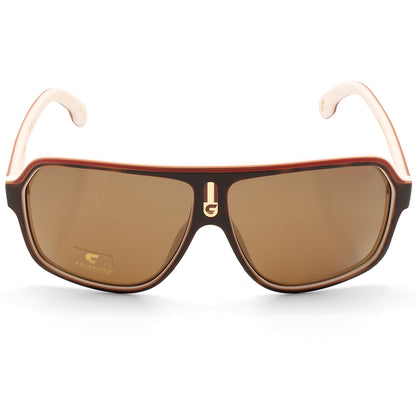 Carrera Shiny Havana on White/Bronze Polarised Unisex Sunglasses 1001/S C9K-SP