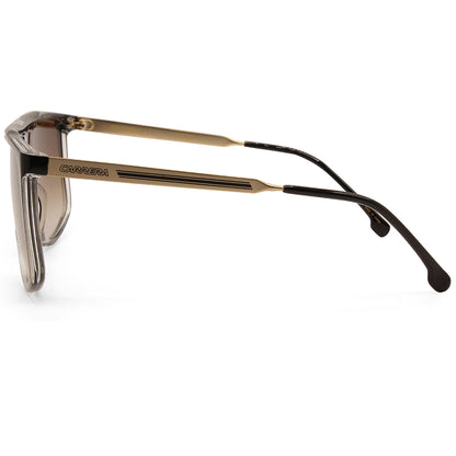 Carrera Shiny Black on Gold/Brown Gradient Unisex Designer Sunglasses 1056/S 2M2-HA