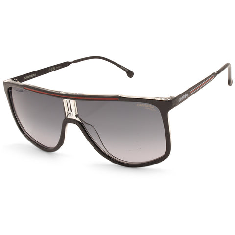 Carrera Shiny Black on Red/Grey Gradient Unisex Designer Sunglasses 1056/S OIT-9O
