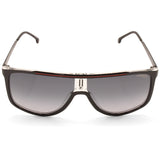 Carrera Shiny Black on Red/Grey Gradient Unisex Designer Sunglasses 1056/S OIT-9O