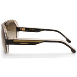 Carrera Speedway Shiny Black/Brown Gradient Unisex Pilot Style Sunglasses 2M2-HA