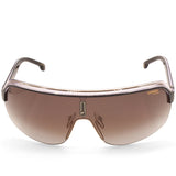Carrera Topcar 1/N Black/Gold-Brown Gradient Unisex Shield Sunglasses 2M2/HA