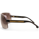 Carrera Topcar 1/N Black/Gold-Brown Gradient Unisex Shield Sunglasses 2M2/HA