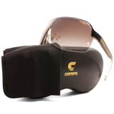 Carrera Topcar 1/N Black/Gold-Brown Gradient Unisex Shield Sunglasses 2M2/HA