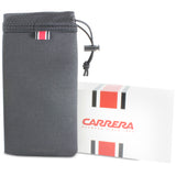 Carrera Topcar 1/N White on Clear/Brown Gradient Unisex Shield Sunglasses P9U/HA