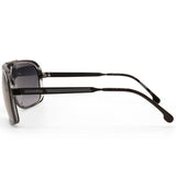 Carrera Grand Prix 3 Black White on Clear/Grey Gradient Unisex Sunglasses 80S 9O