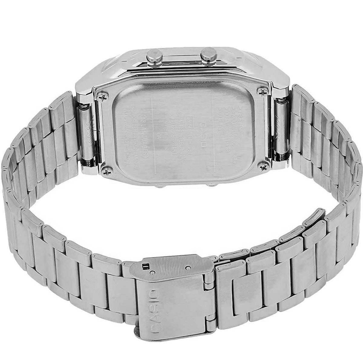 Casio DB-360-1A Silver Databank Series Multilingual Unisex Digital Watch