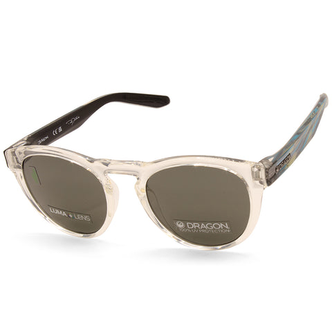 Dragon Opus Grey/Crystal-Aqua Unisex Designer Sunglasses