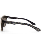 Dragon Mari LL Shiny Black/Grey Smoke Unisex Designer Sunglasses