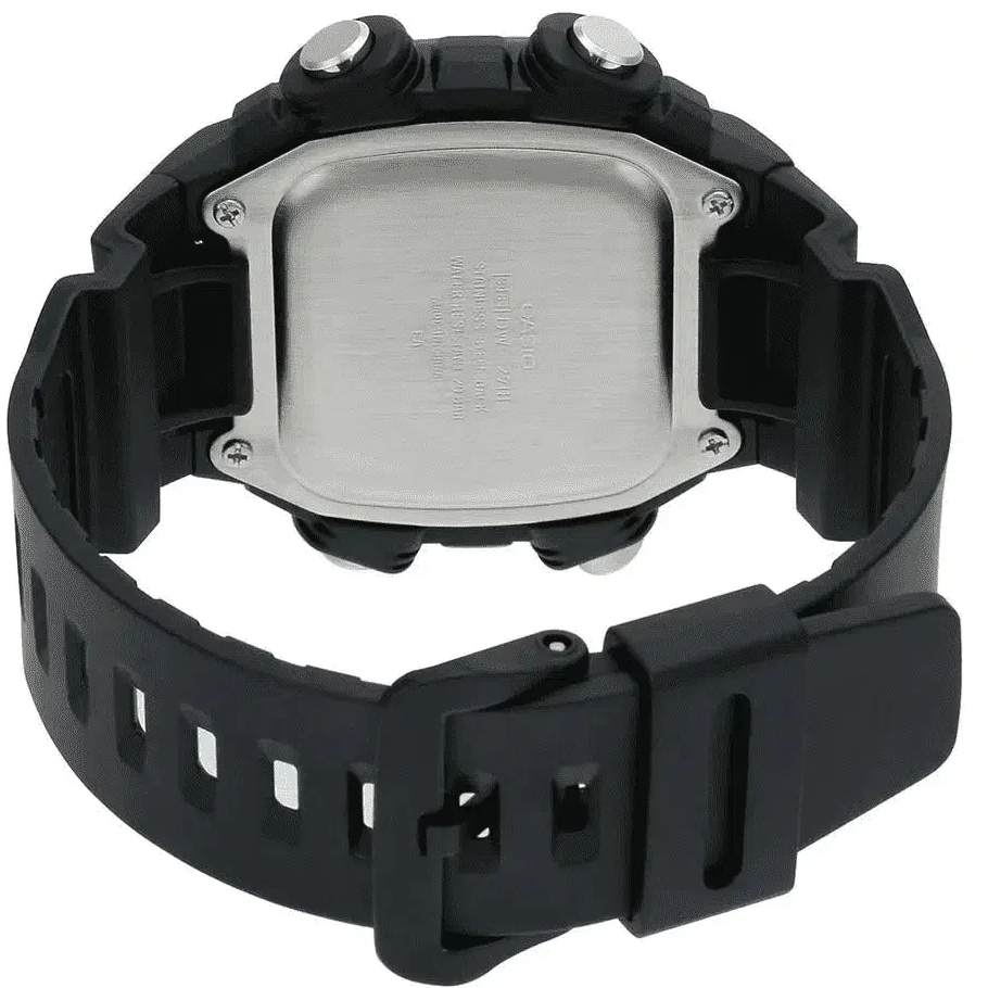 Casio DW-291H-1A Black & Grey 200m Men's Multifunction Digital Sports Watch