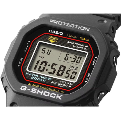 G-Shock Black 40th Anniversary Retro Men's 200m Digital Watch DW-5000R-1A