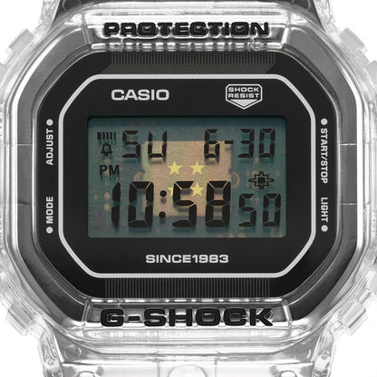 Casio G-Shock 40th Anniversary Clear Remix Men's Digital Watch DW-5040RX-7