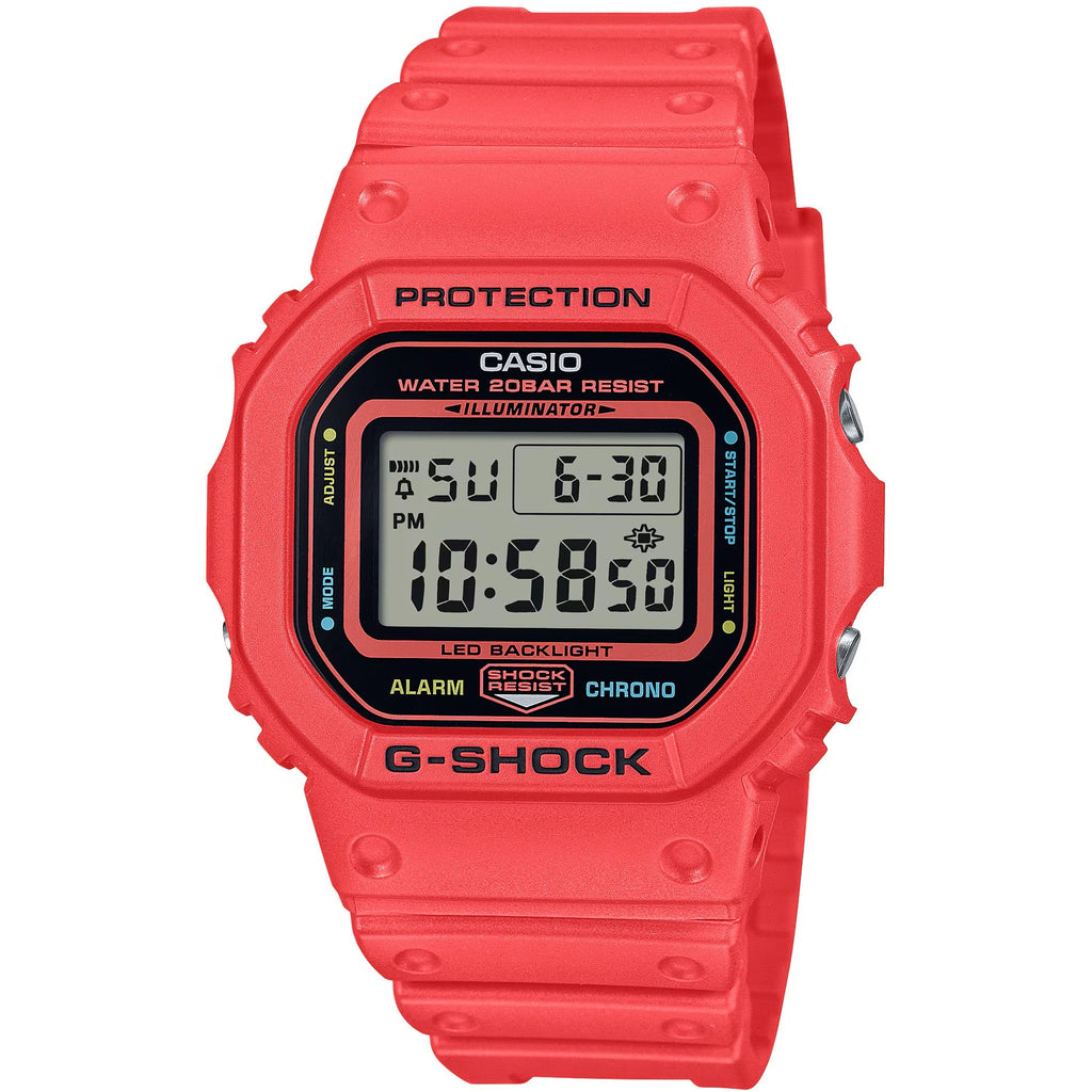 Casio G-Shock Energy Pack Edition Red Men's Digital 200m Watch DW-5600EP-4