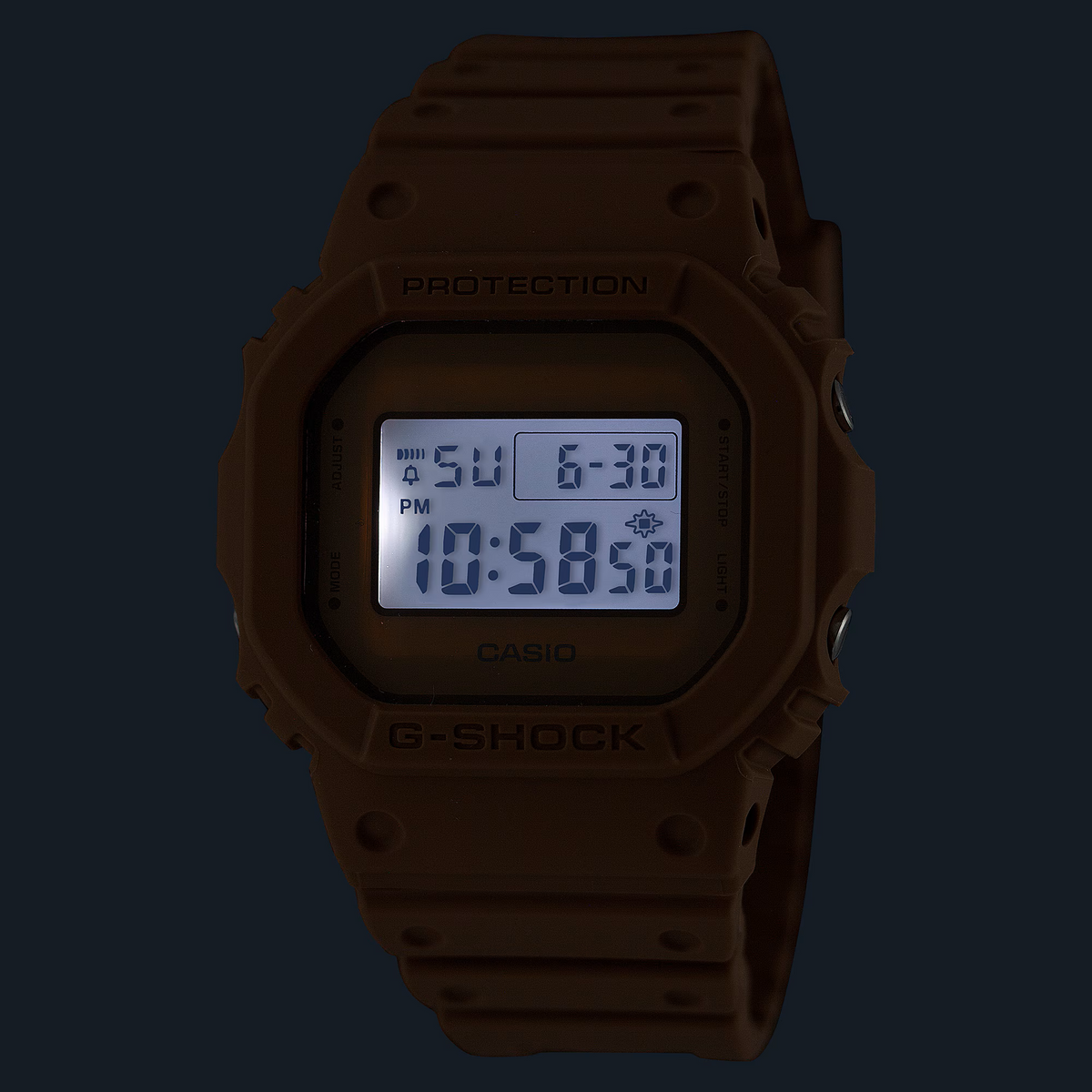 G-Shock Biege Natural Colour Series Men's 200m Digital Sports Watch DW-5600NC-5