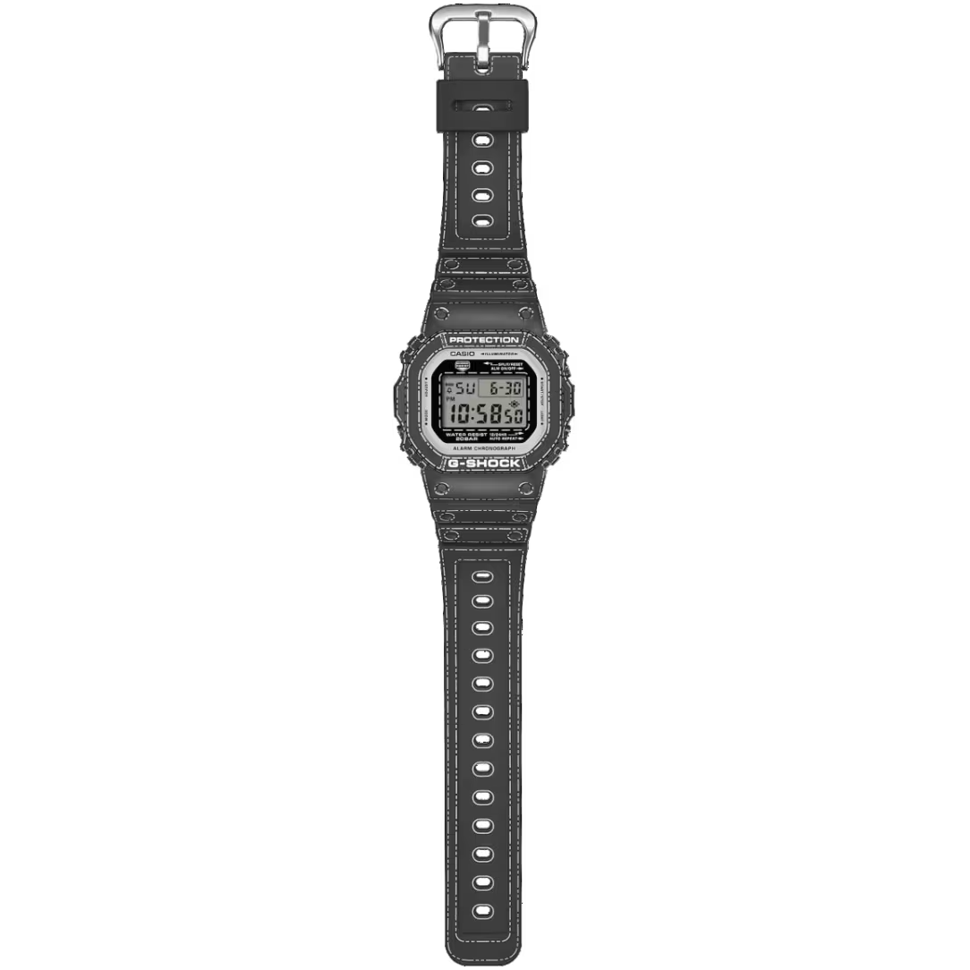 G-Shock Black/Grey Origami Inspired 200m Digital Sports Watch DW-5600RGM-1